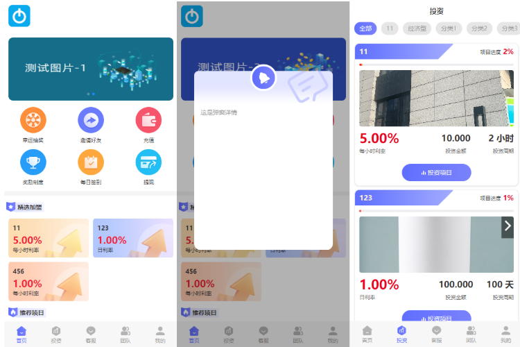 运营版五语言阿拉伯投资理财系统海外投资众筹系统前端vue开源