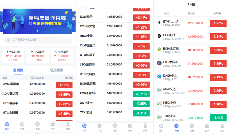 【会员福利】运营版虚拟货币交易所微盘系统源码