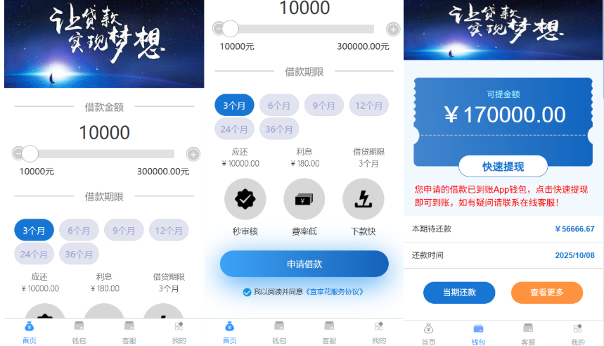 【会员免费】小额现金贷网络贷款系统源码