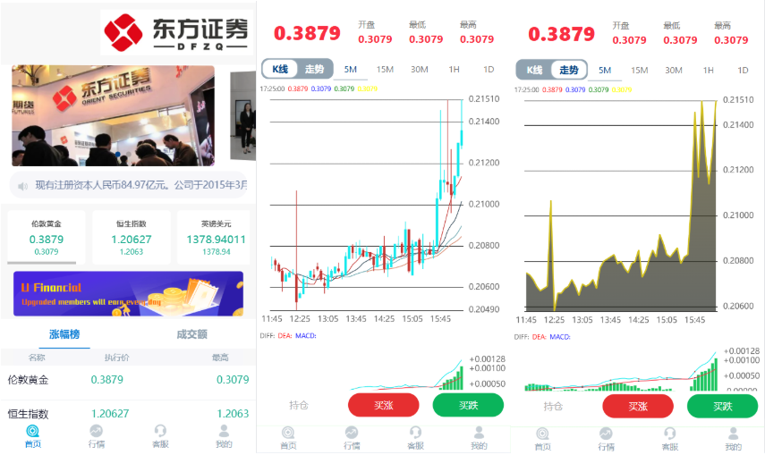 【会员免费】东方证券外汇交易所源码/恒生指数/英镑美元/上证指数