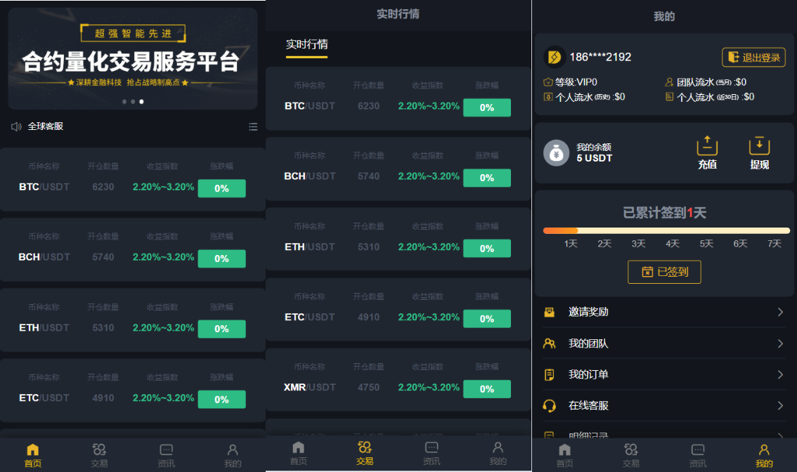 【会员免费】超强智能先进/合约量化交易源码/前后开源