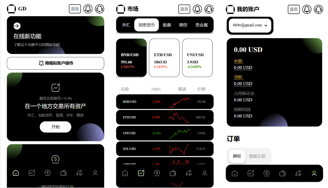 【会员免费】多语言交易所源码/期权秒合约/杠杆合约/智能合约投资理财+NTF+贷款+输赢控制/服务端java/后台管理端vue/前端vue全开源